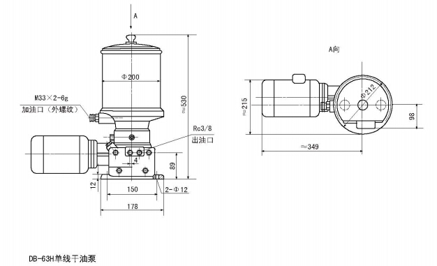 DB-**H/DBZ型单线润滑泵及装置